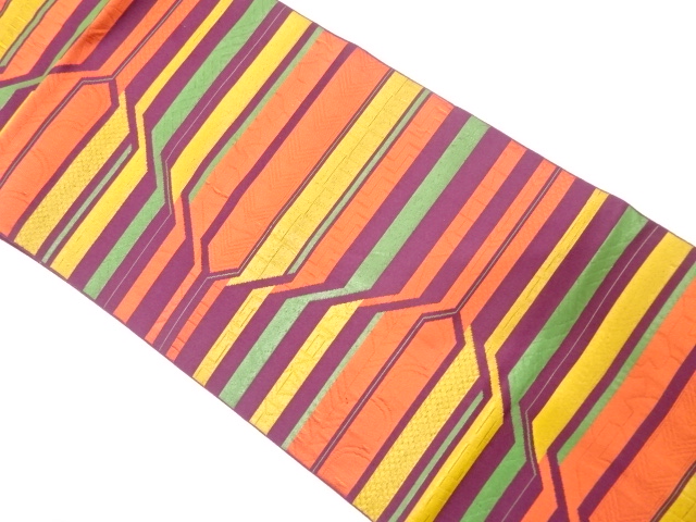 7604187: JAPANESE KIMONO JAPANESE NAGOYA OBI / WOVEN GEOMETRIC | eBay